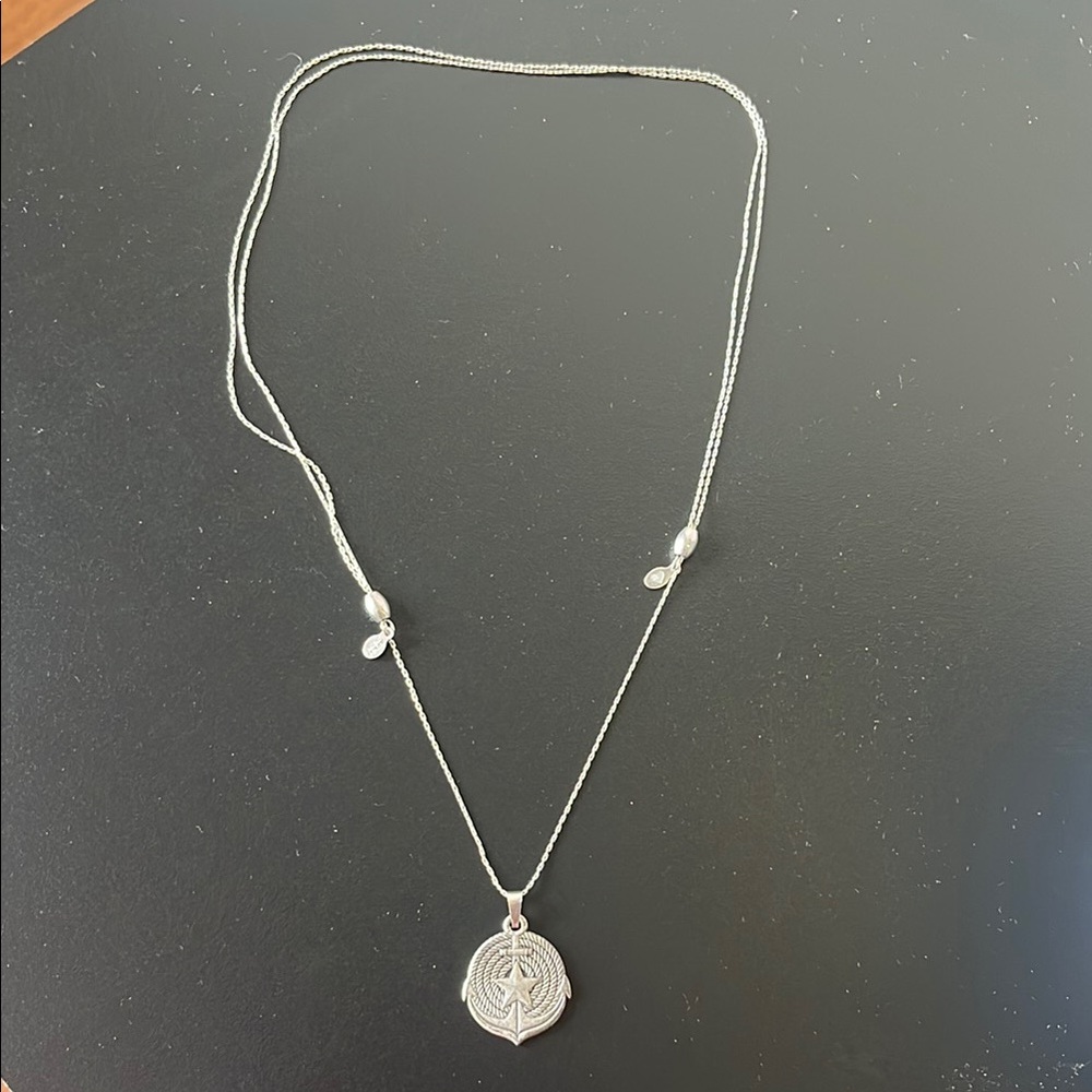 Alex and Ani Anchor Pendant Necklace